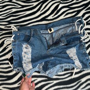 Stylish Blue Denim Shorts
